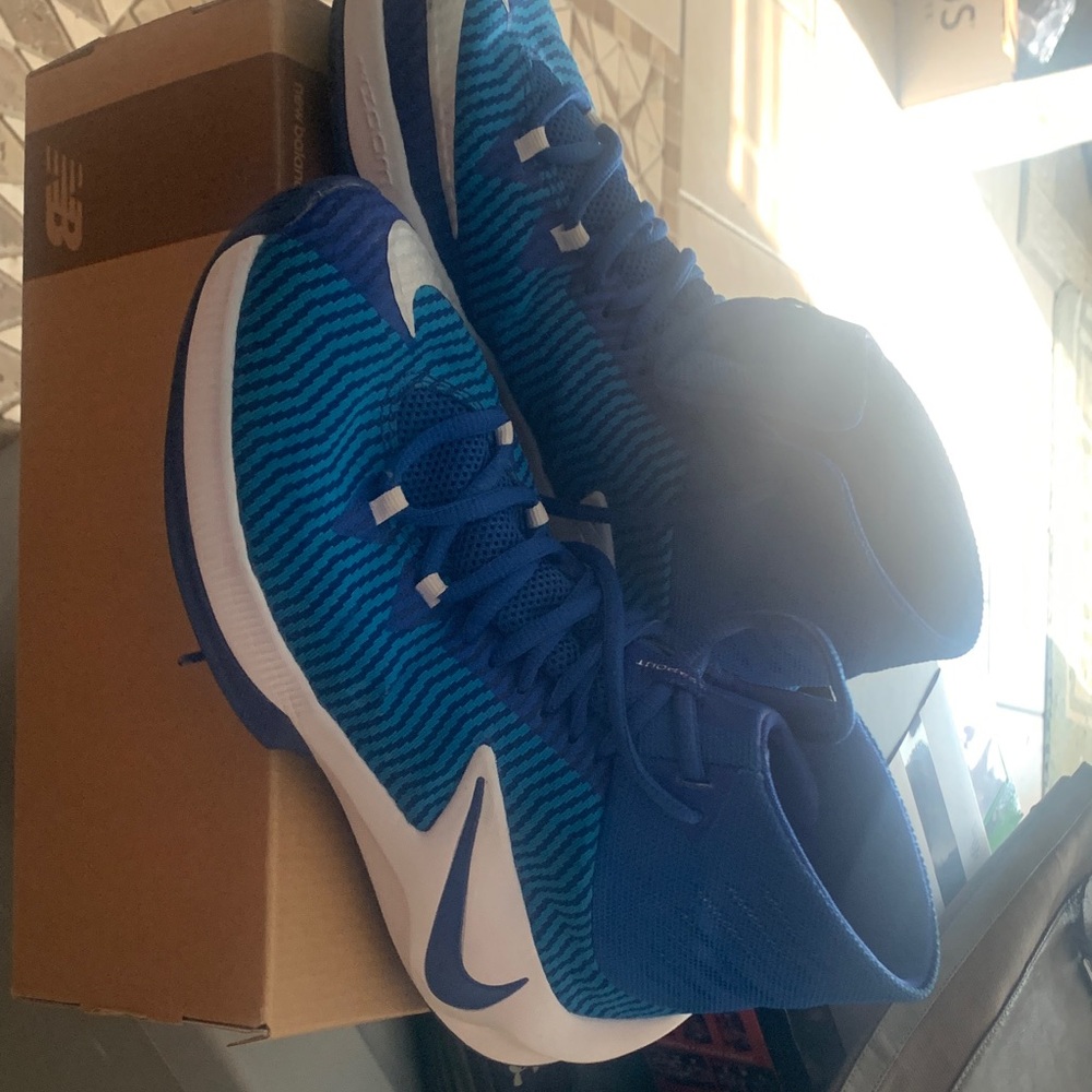 Nike Royal Blue and White Athletic Sneakers